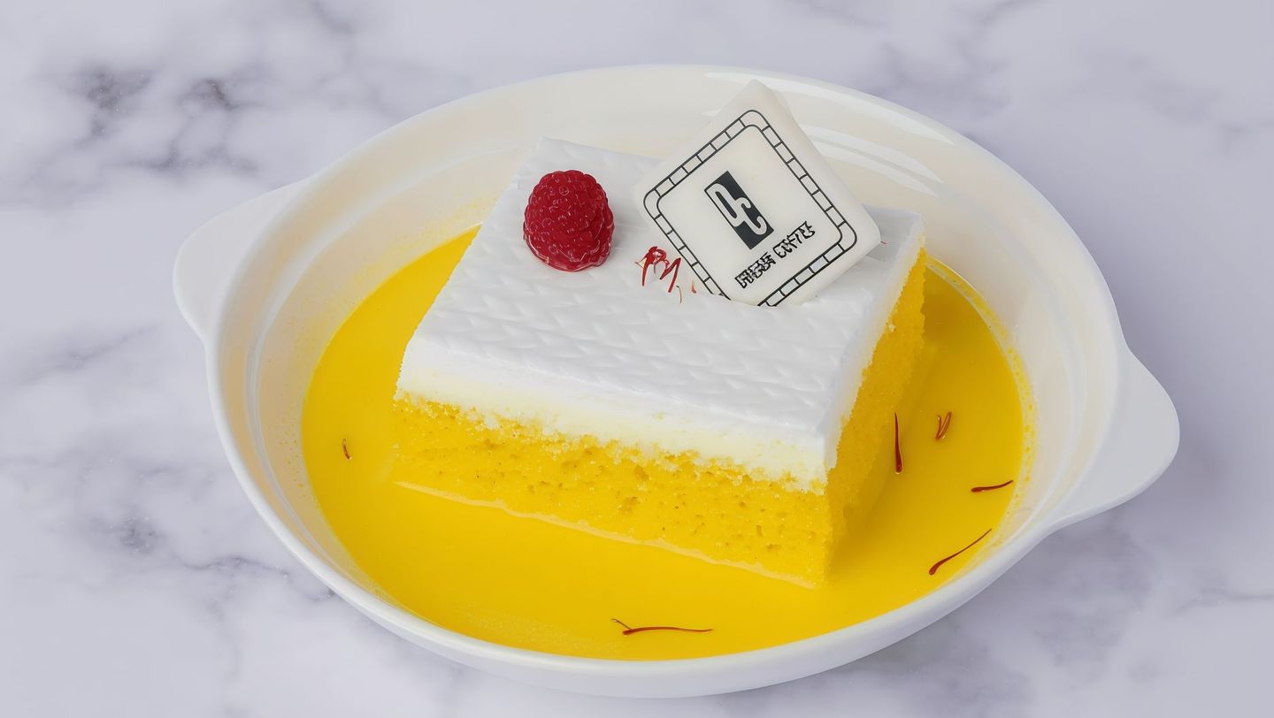 Saffron Milk Cake