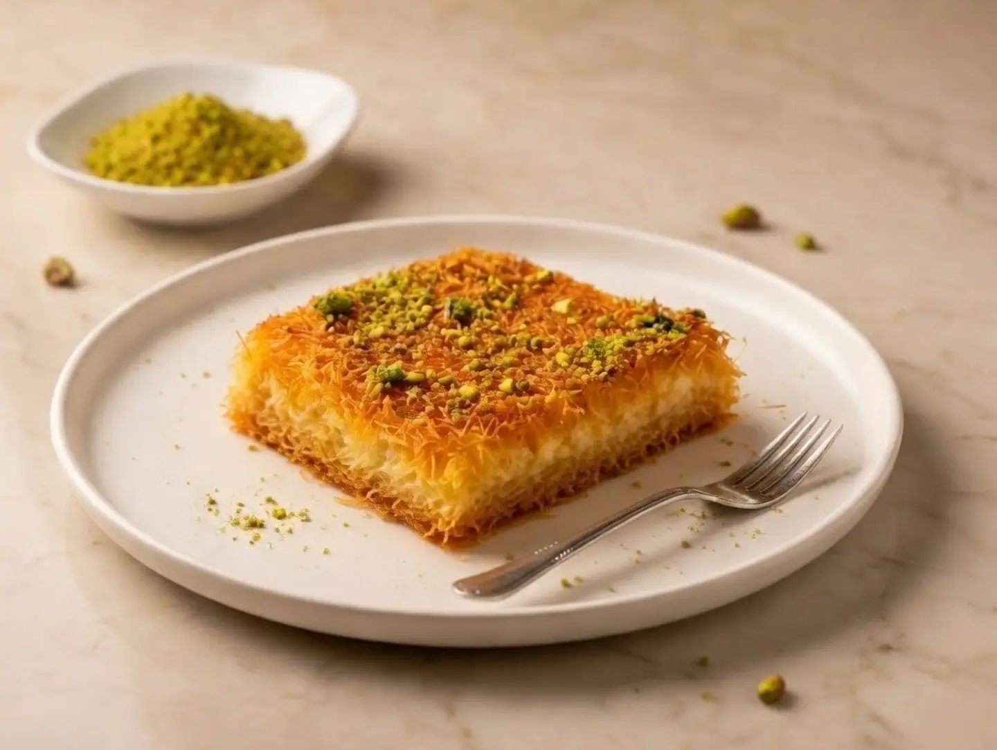 كيلو كنافة خشنة قشطة