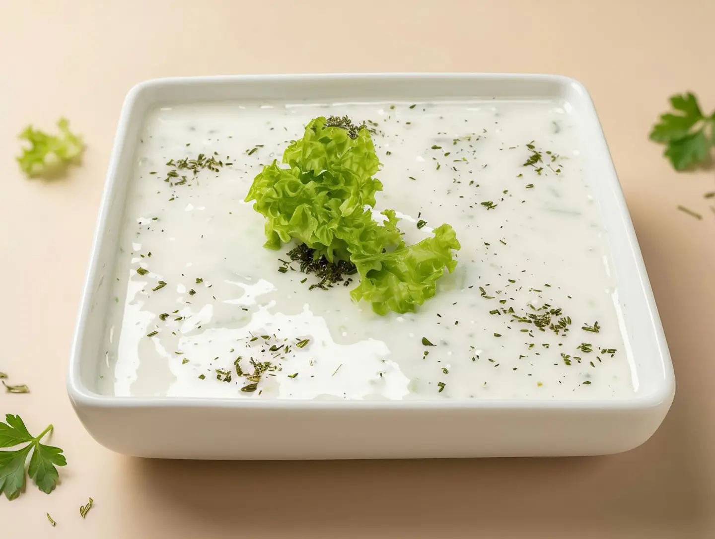 سلطة خيار باللبن