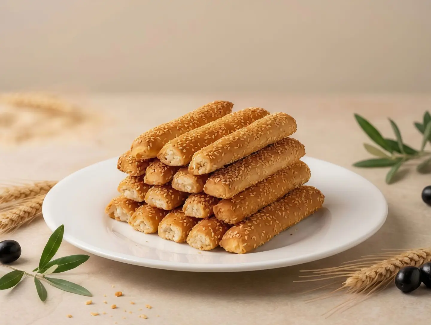 شابورة بالسمسم