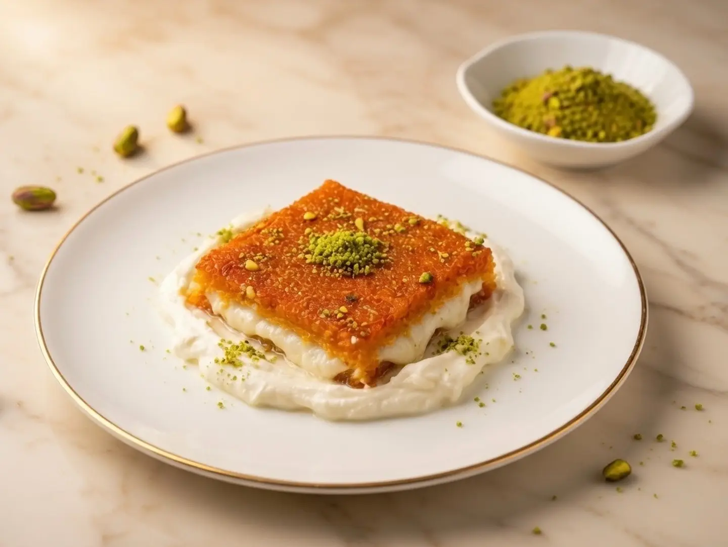 Quarter Kilo Of Fine Kunafa With Cream