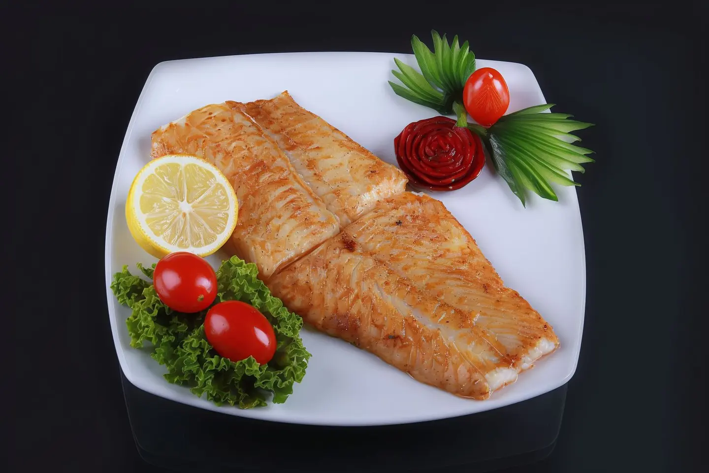 سمك فيليه مشوي