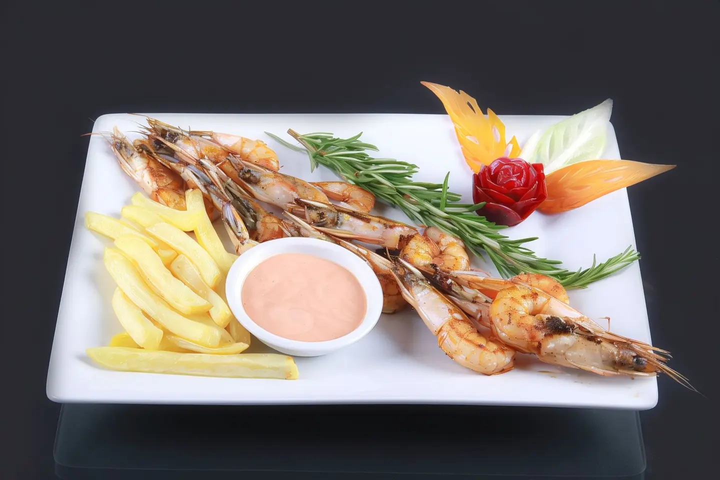 روبيان مشوي