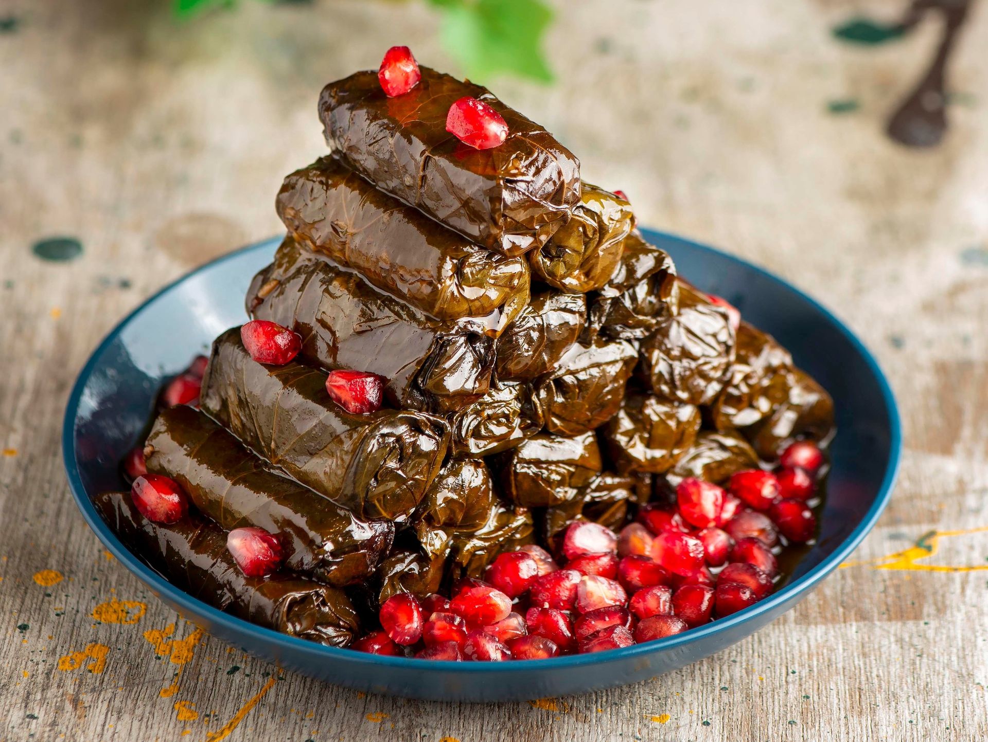 ورق عنب دبس الرمان - 5 حبات