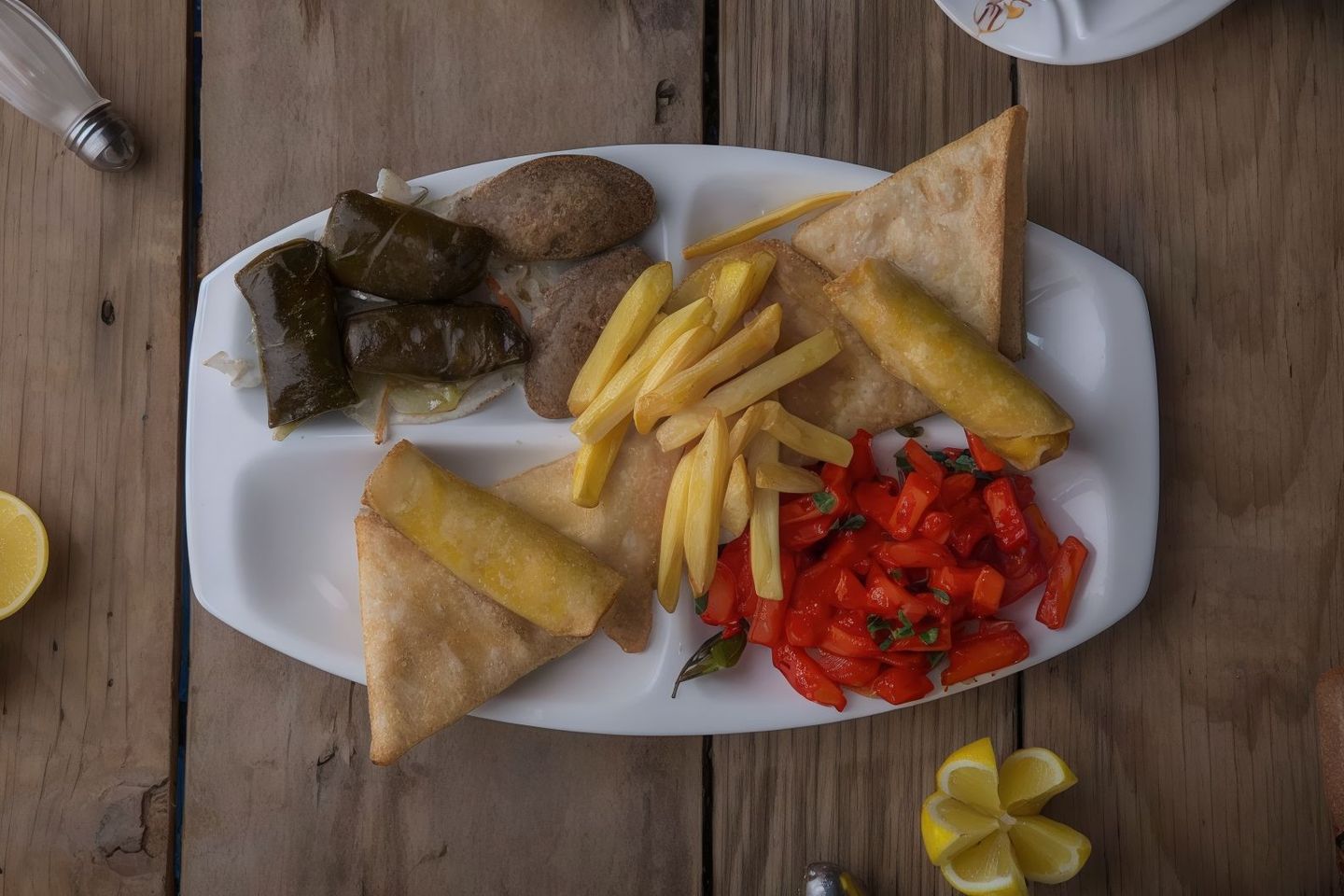 مشكل مقبلات ساخنة صغير