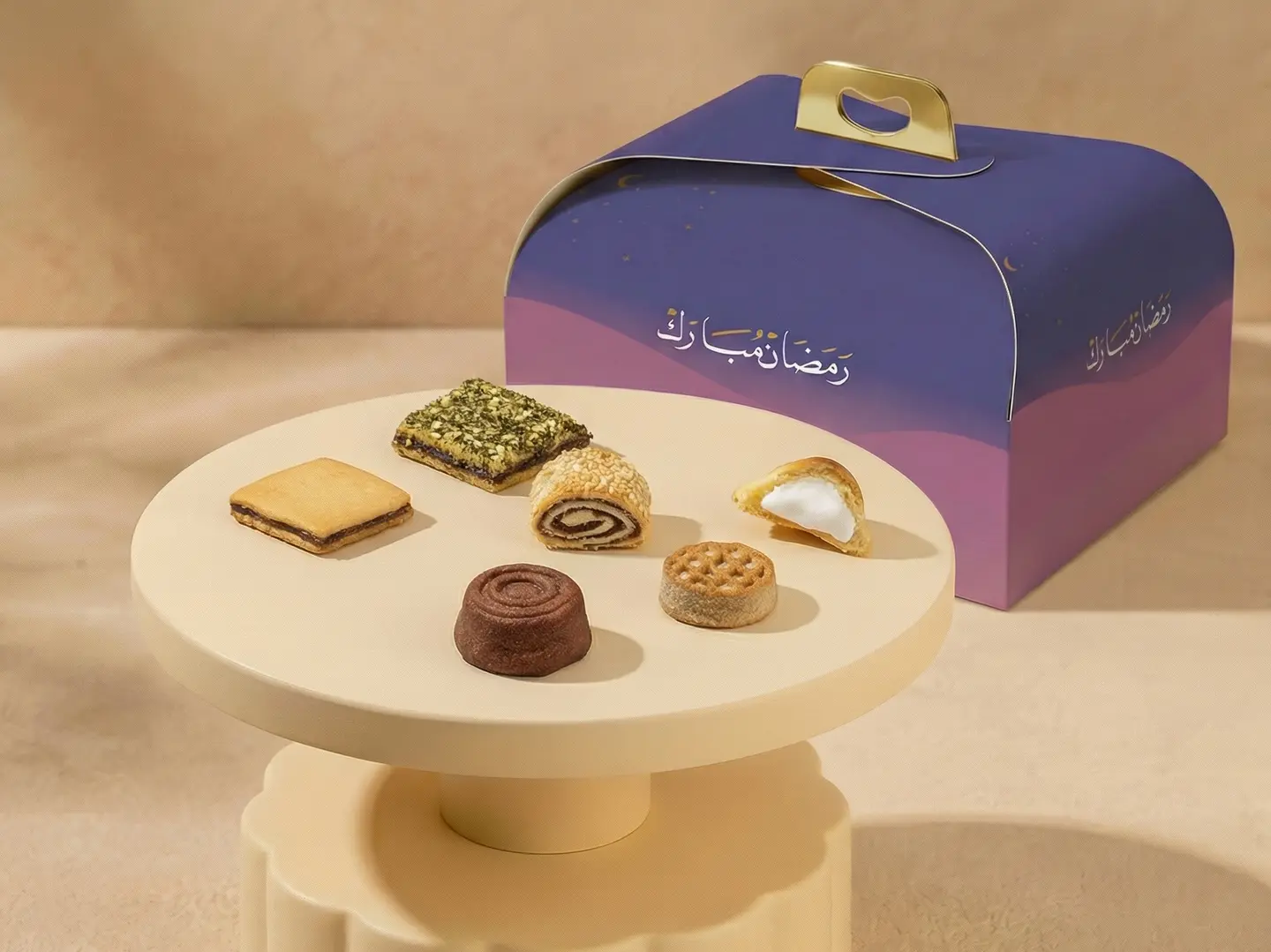 معمول مشكل طازج من الفرن - وسط