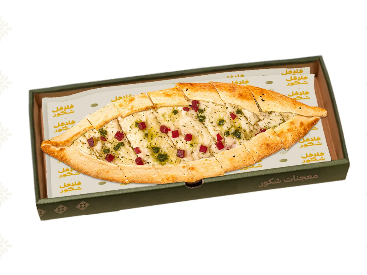 فطيرة جبن عكاوي جامبو