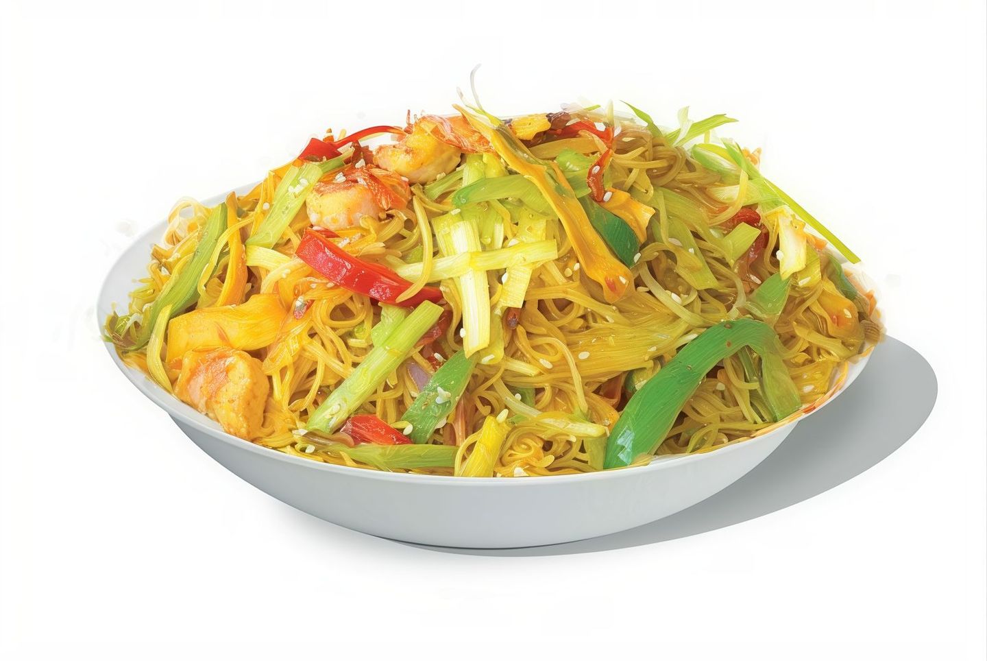 Singaporean Chicken Noodles