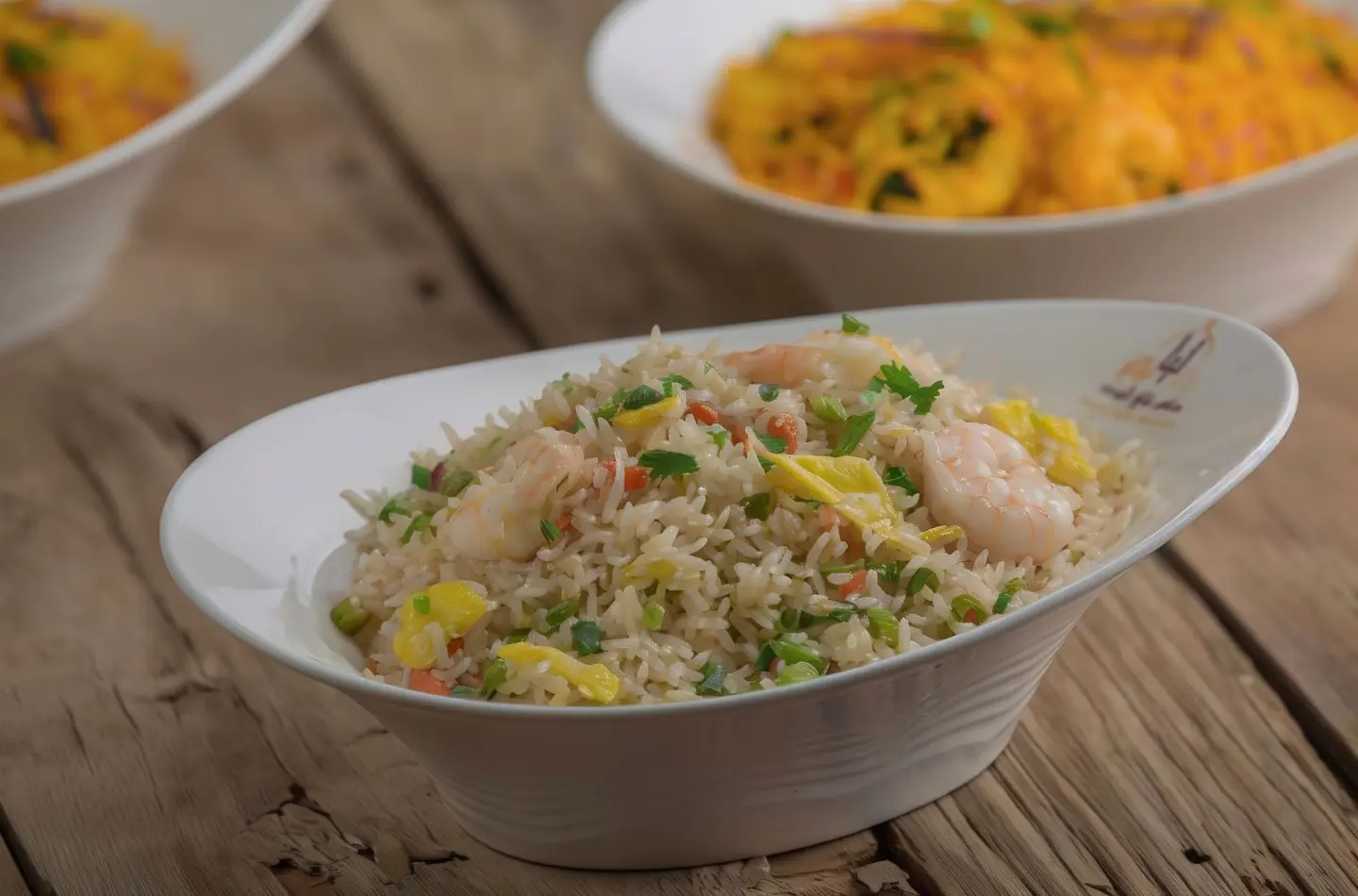 أرز روبيان بالطريقة الصينية