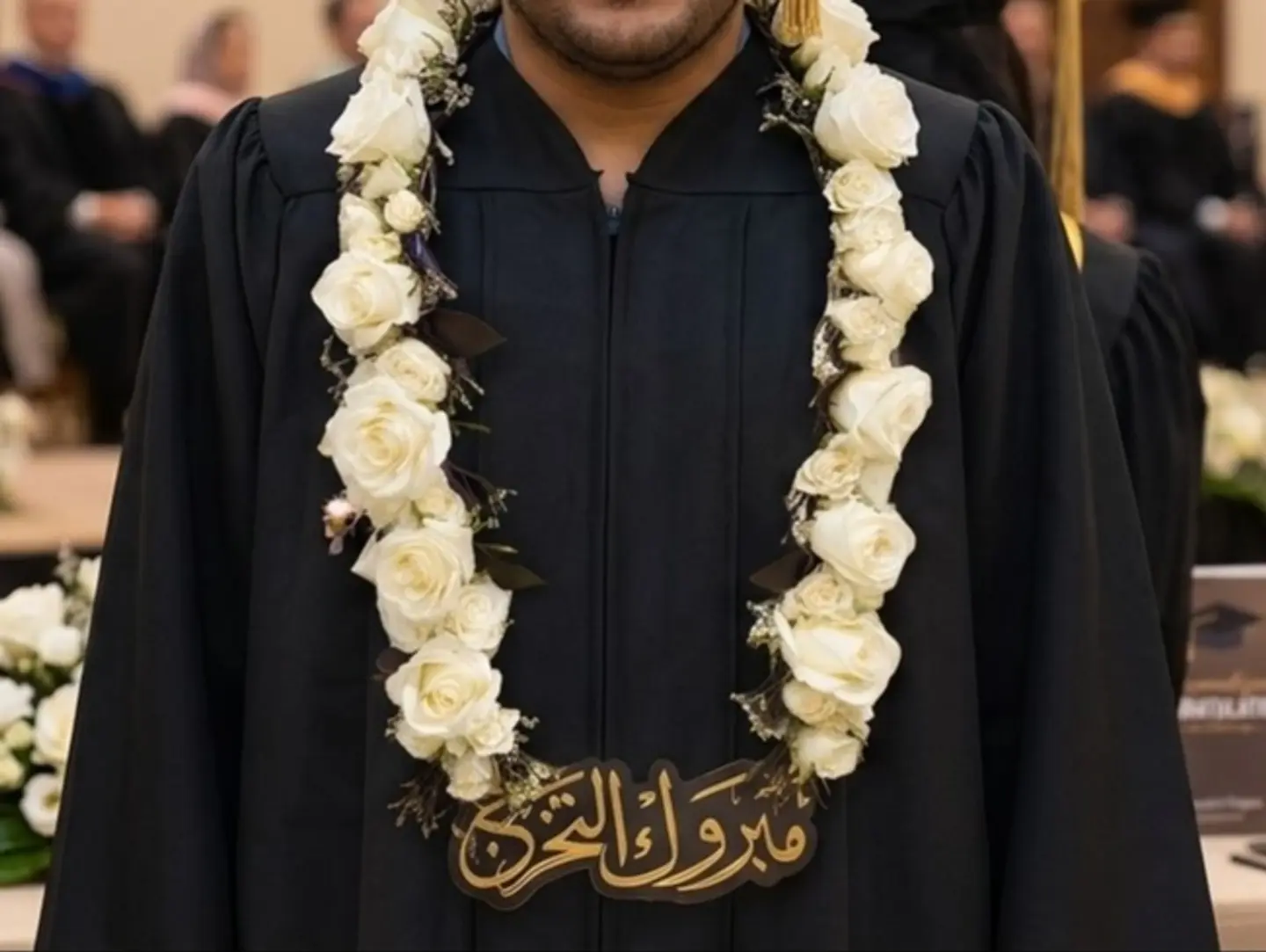 Graduation Glamor A Distinctive Necklace With Natural Roses