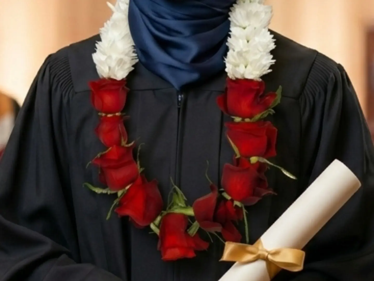 Congratulatory Magic A Natural Rose Necklace