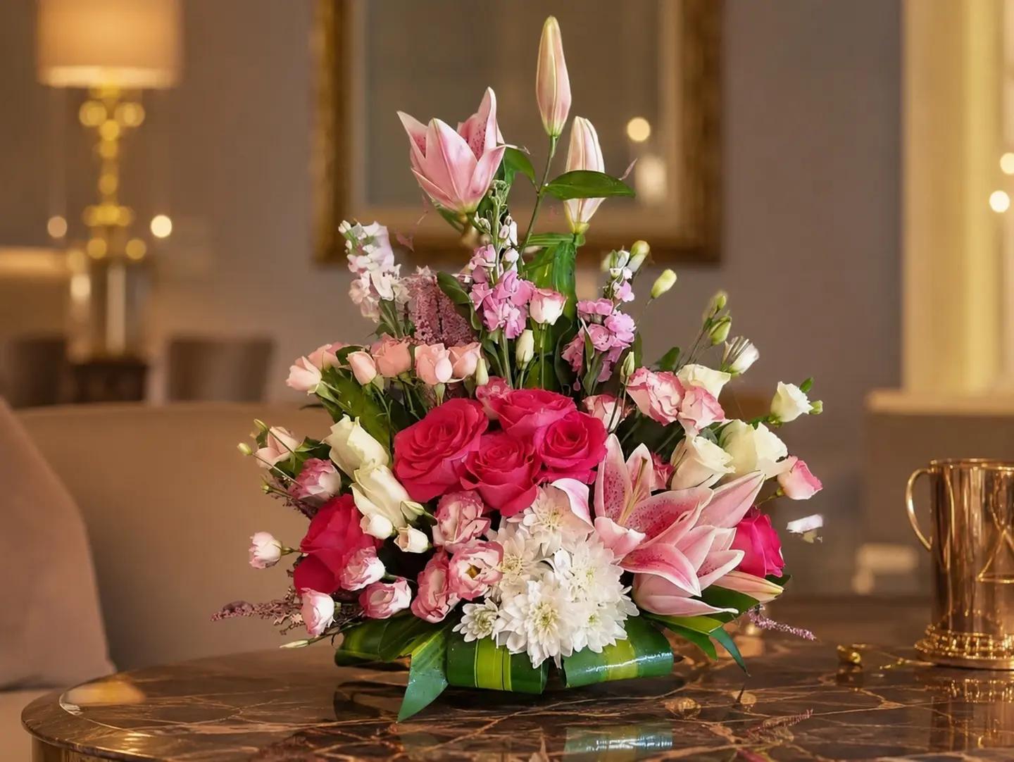 Natural Flower Bouquet For Tables