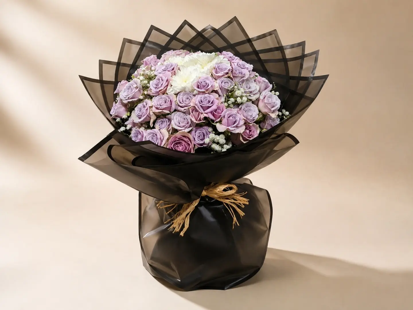 Purple Rose Bouquet