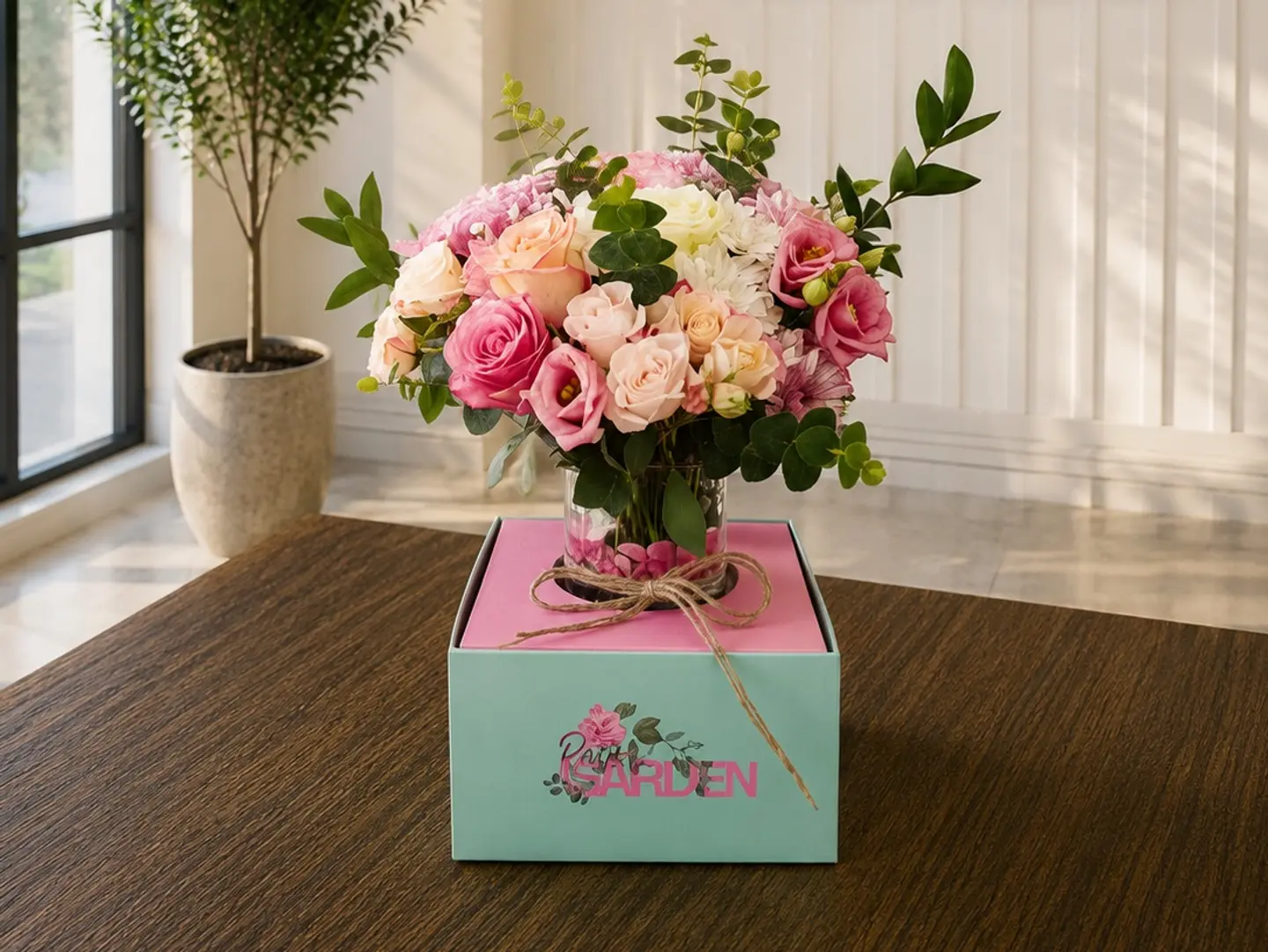 Flower Vase In A Box