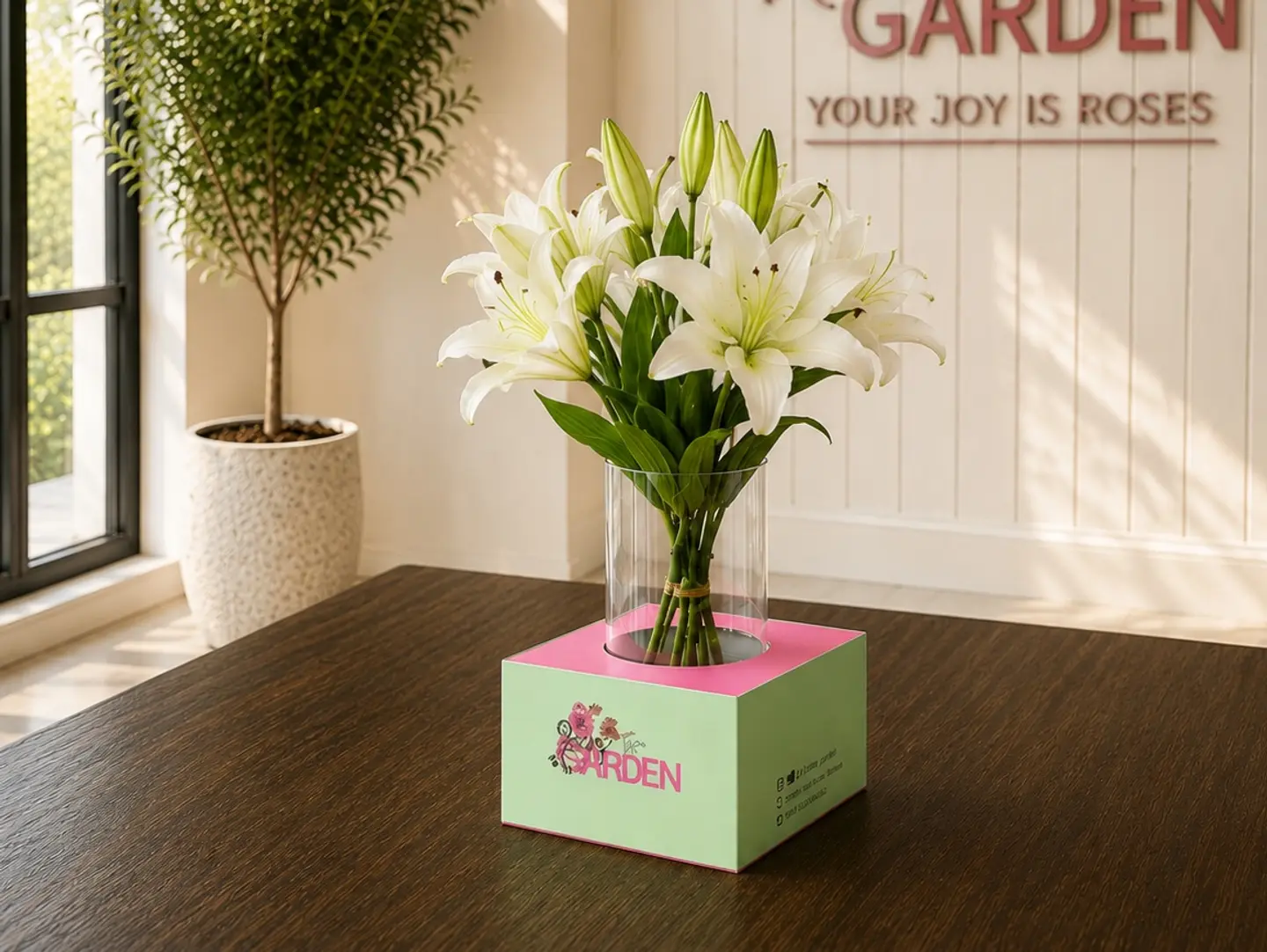 Lily Vase In Box