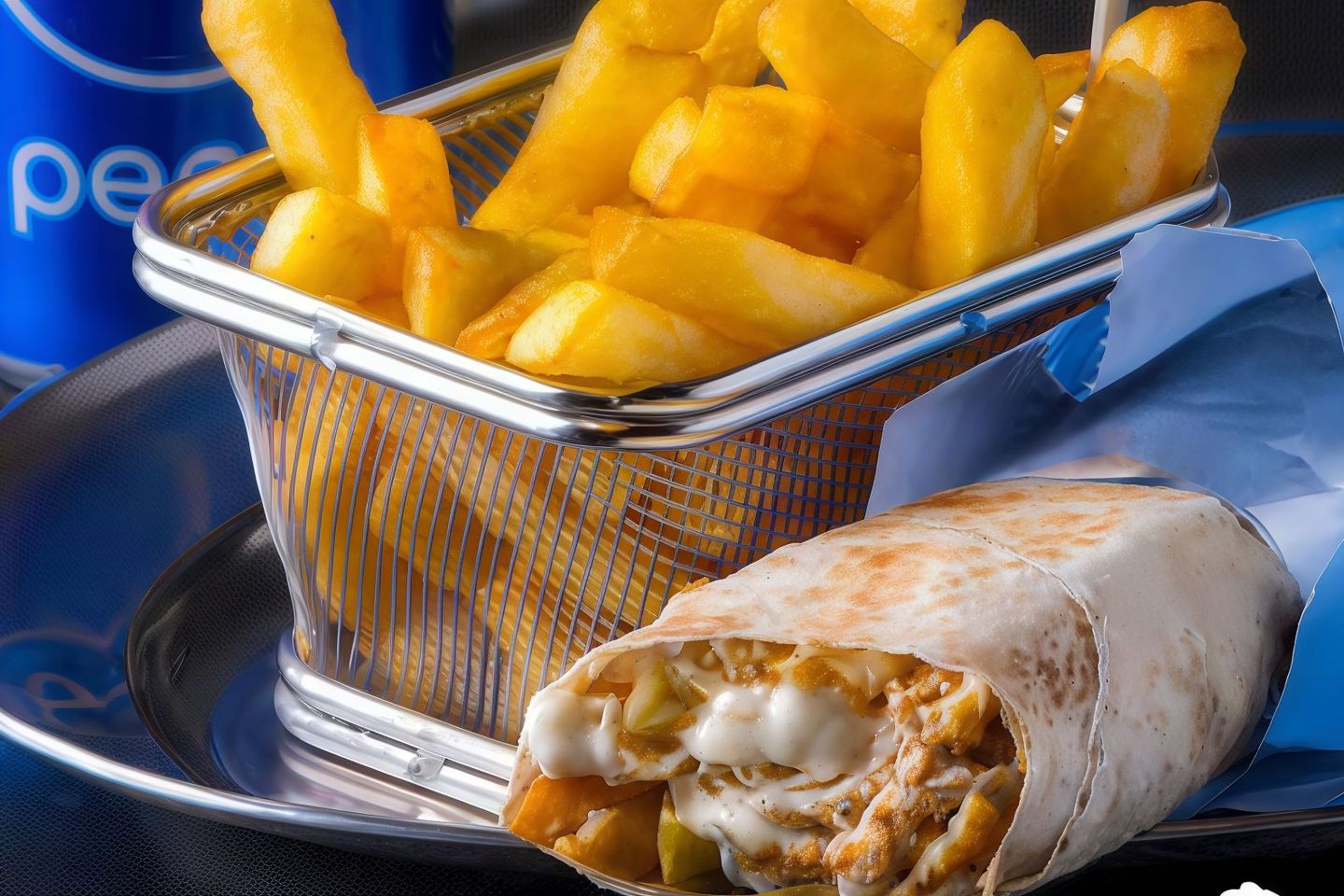 Small Shawarma + Fries+ Pepsi