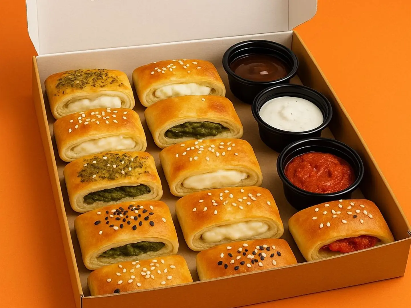 بوكس فطاير مشكل 15 قطعة