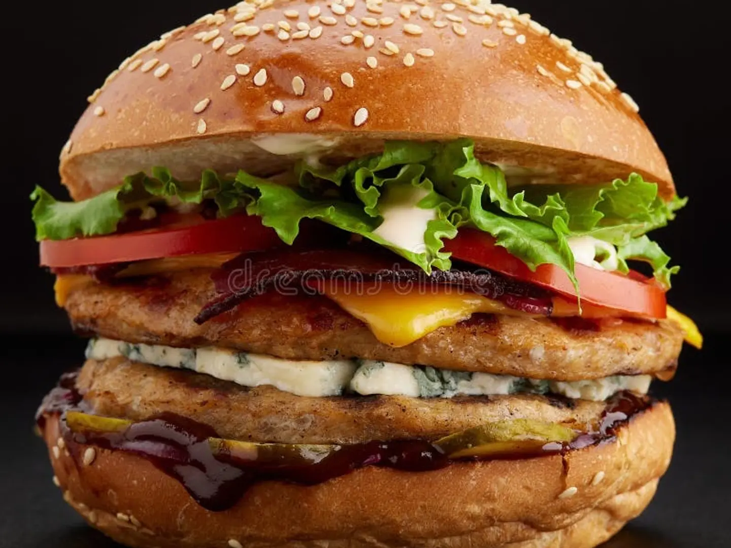 دبل دجاج مشوي