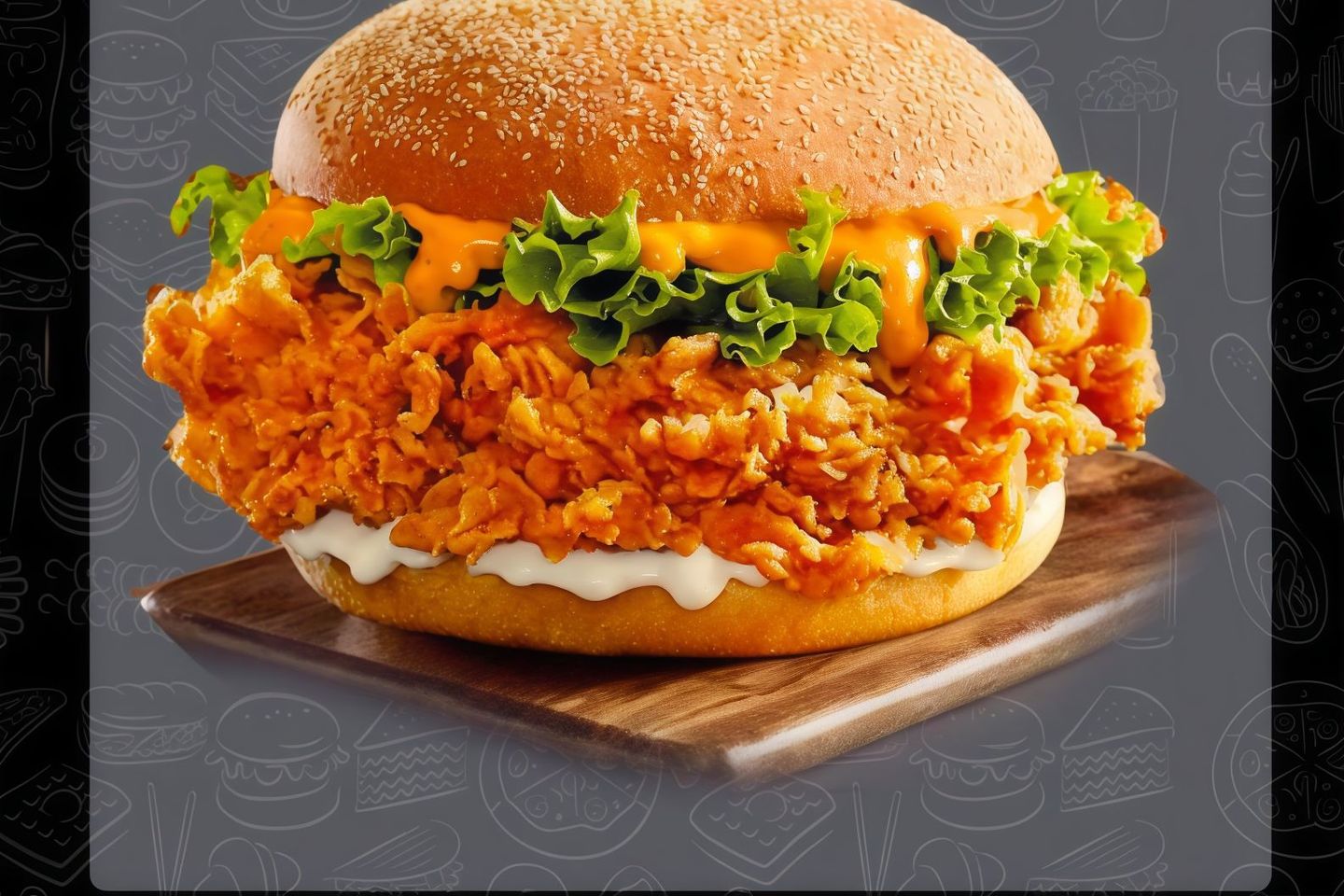 دبل دجاج مشوي