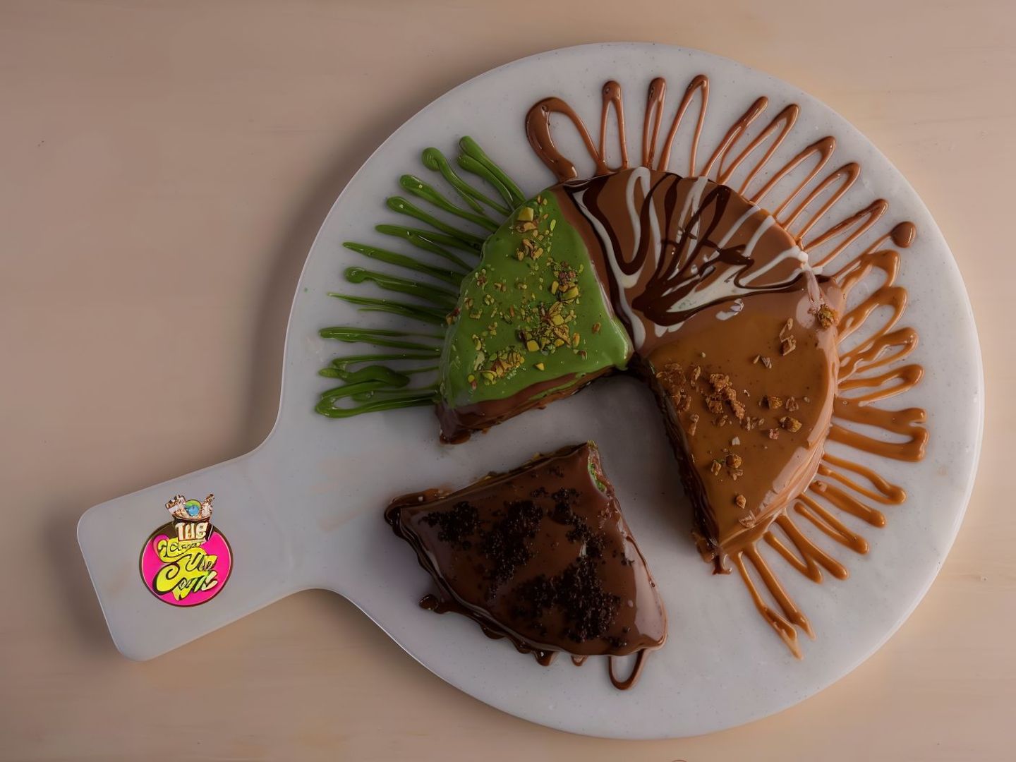 بان كيك بستاشيو + كندر