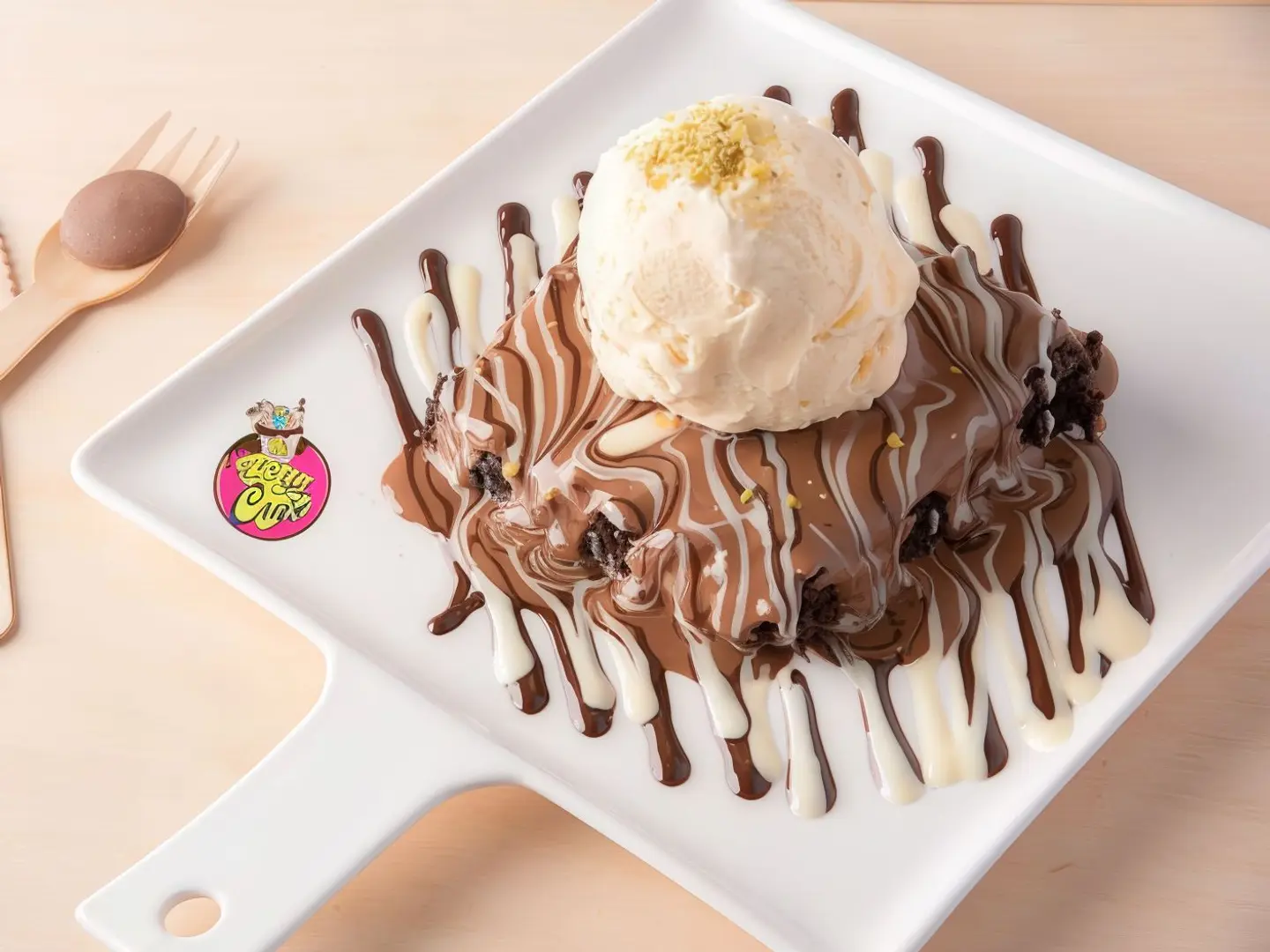 Brownie With Ice Cream