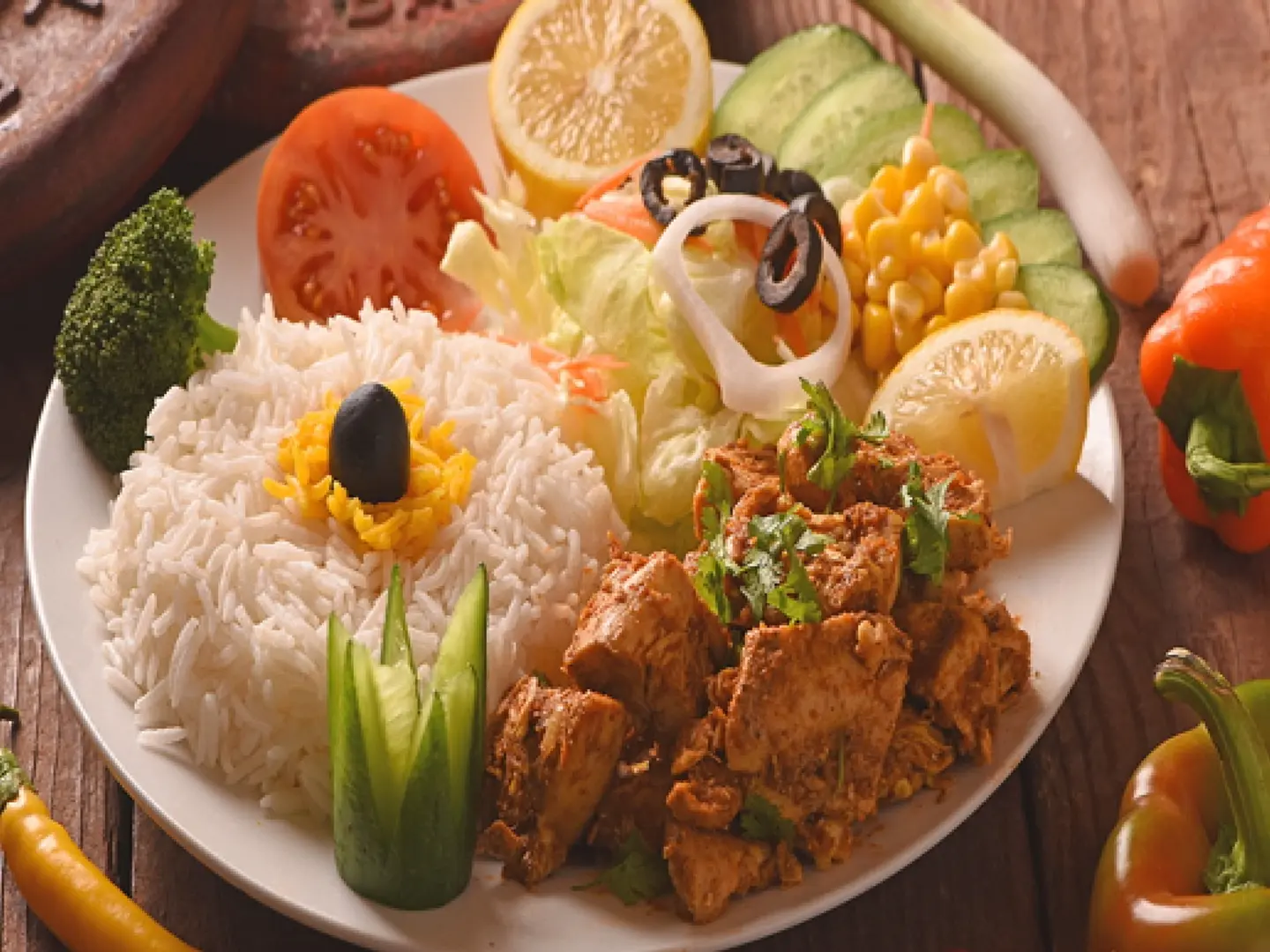 Masala Chicken Meal