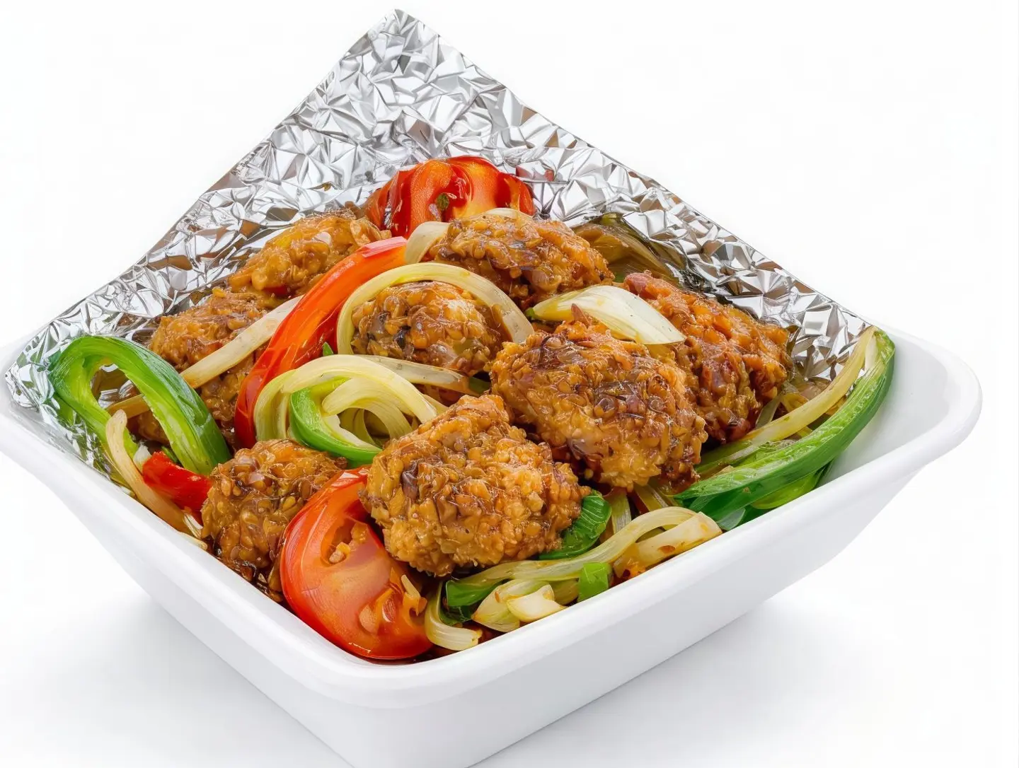 مدفون سمك مع البطاطس المبهرة