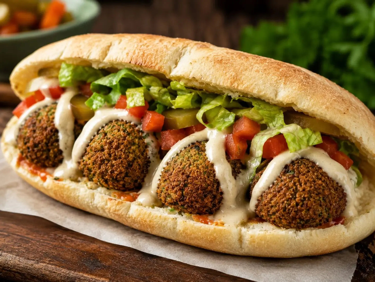 Regular Falafel Sandwich