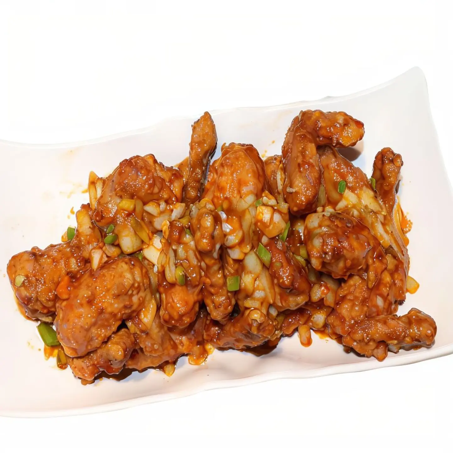 Chicken Wings Spicy With Rice