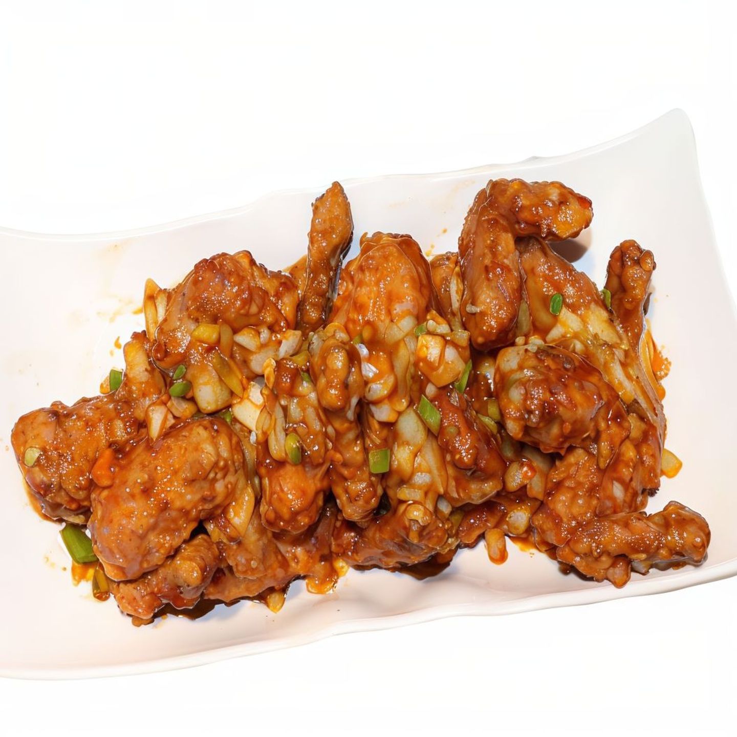 Chicken Wings Spicy With Rice