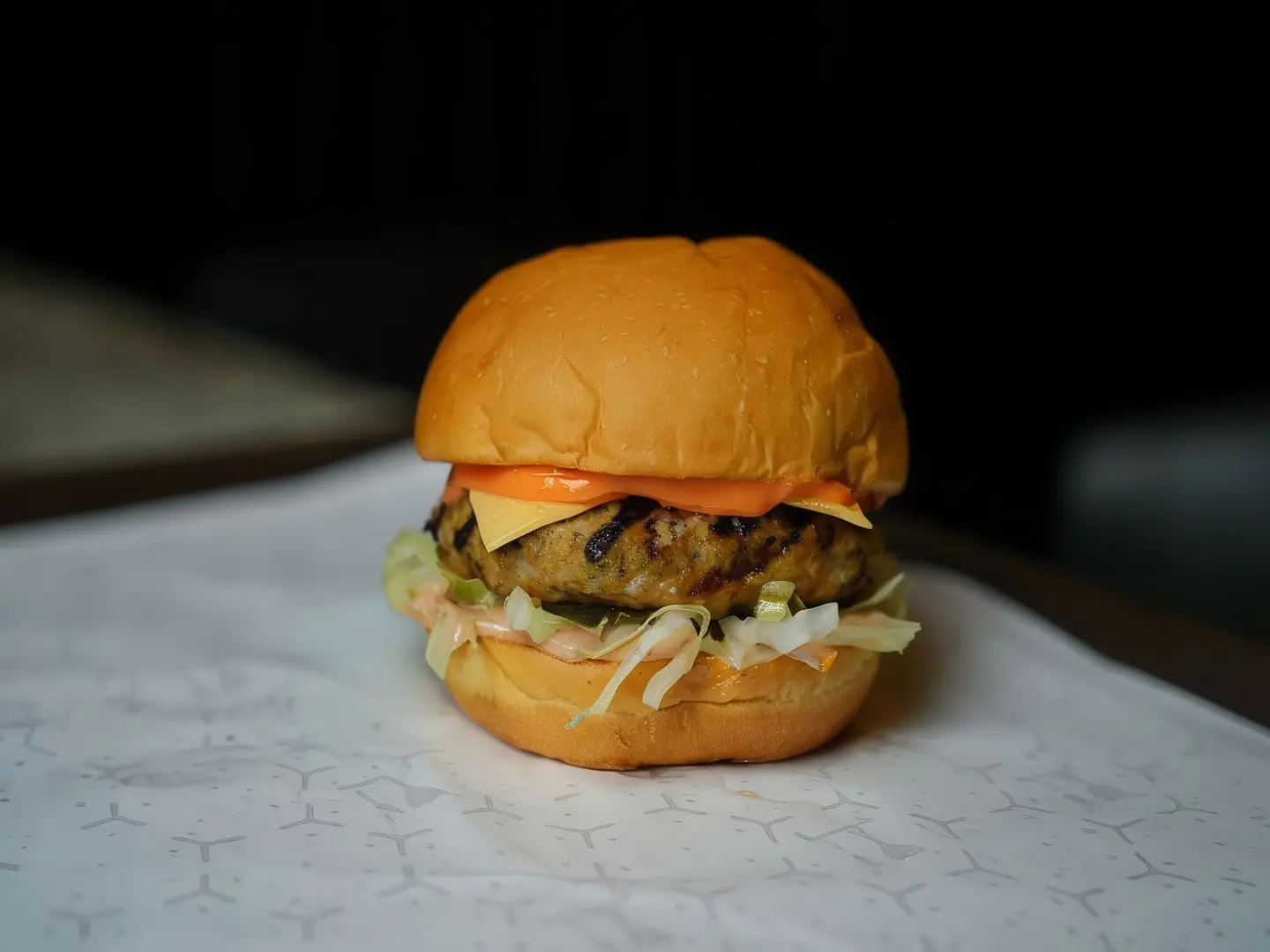 كلاسيك برجر دجاج