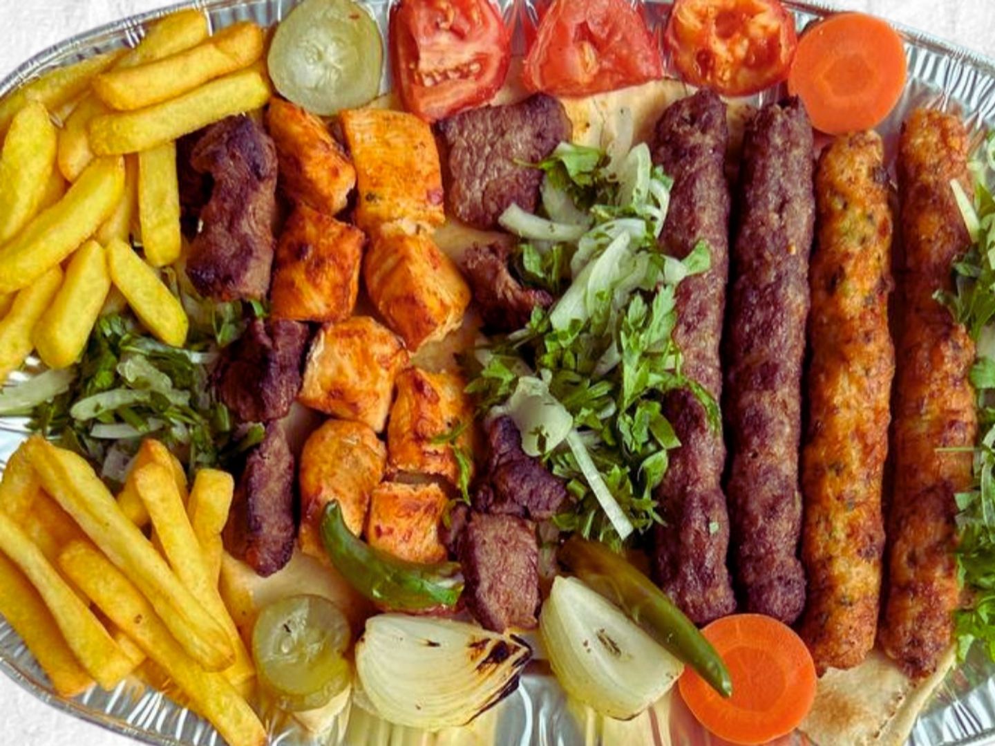 نص كيلو مشاوي مشكل