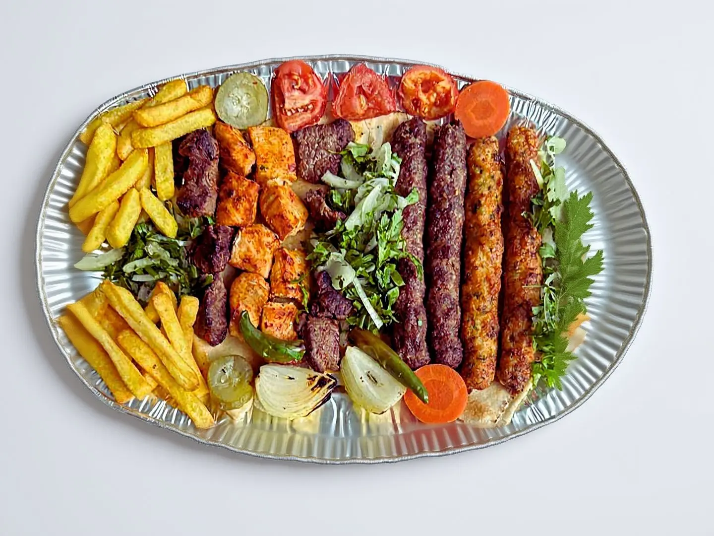 نص كيلو مشاوي مشكل