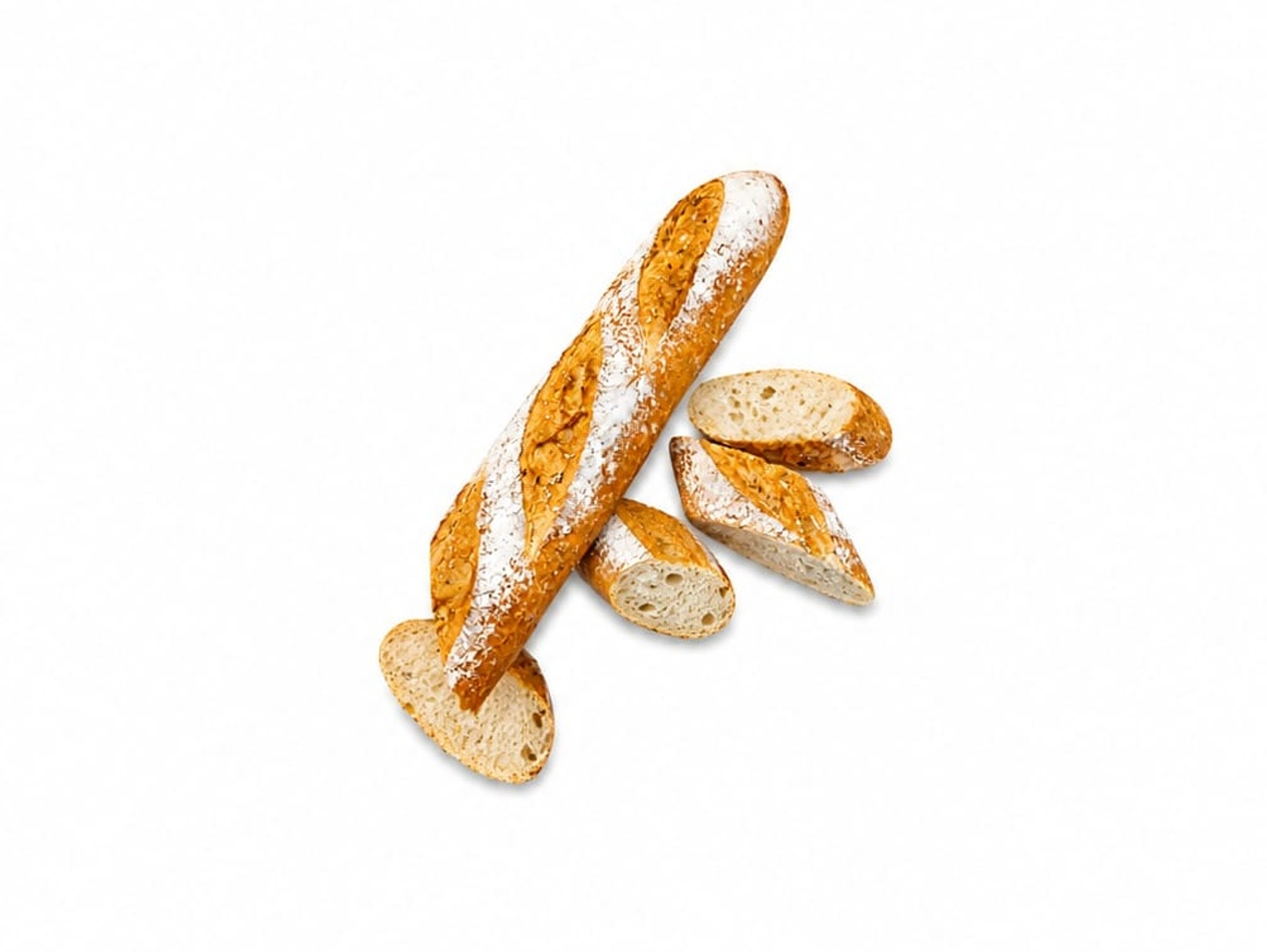 White Baguette With Seeds