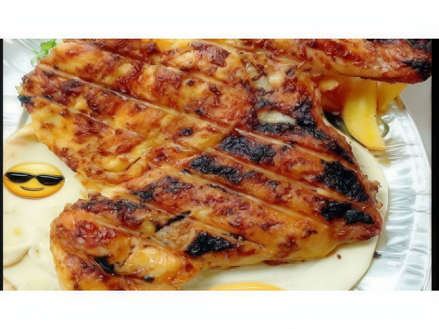 نص دجاج علي الفحم سادة
