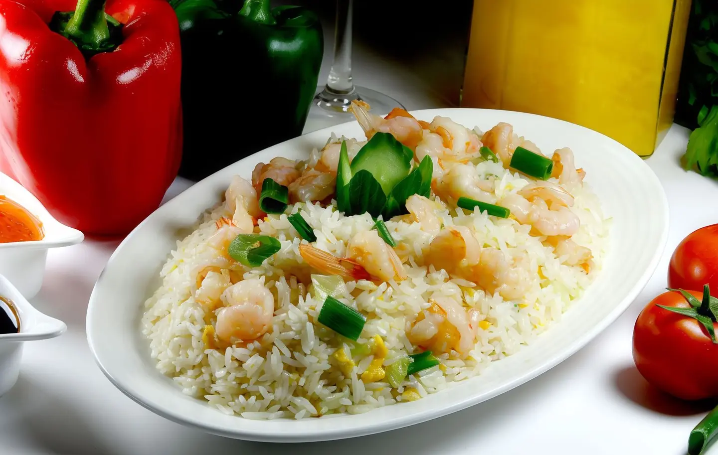 أرز صيني بالجمبري