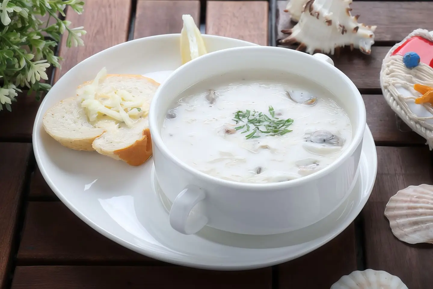 Shrimp With Mushroom Soup