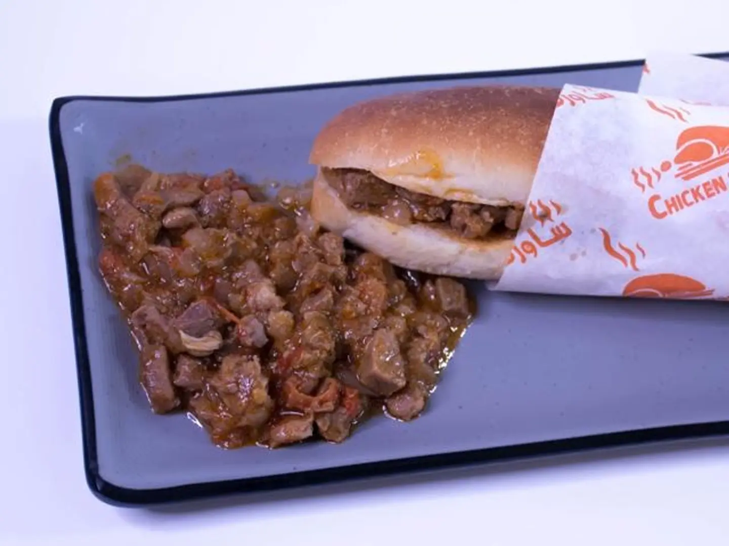 ساندوتش مقلقل لحم