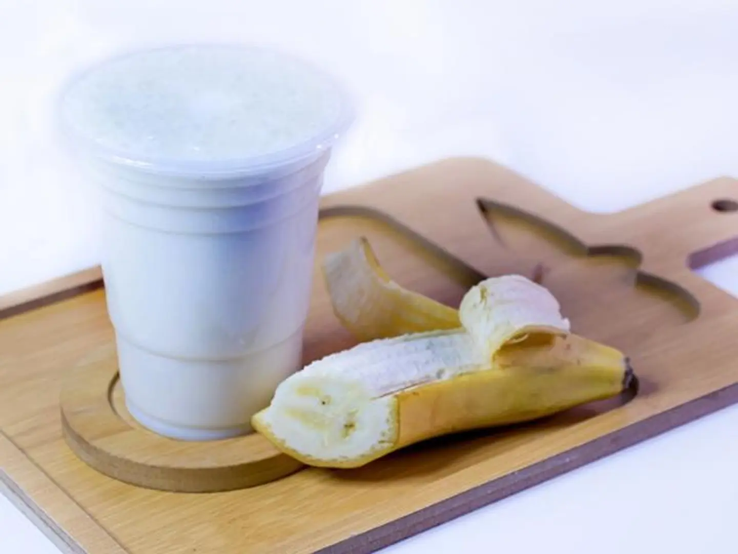 عصير موز بالحليب-وسط