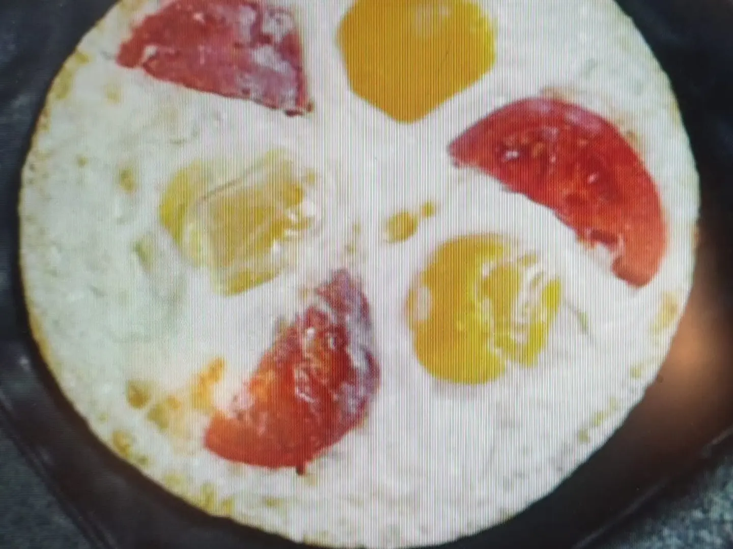 صحن بيض ايطالي