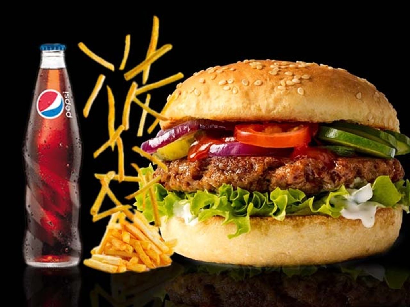 Chicken Burger Meal