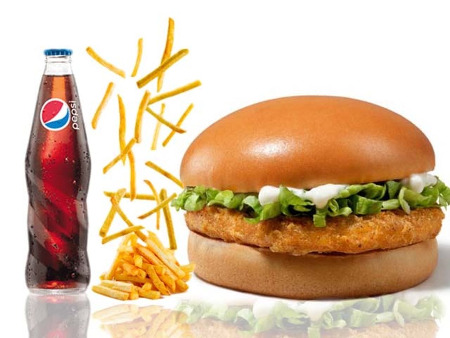 Fried Burger Meal