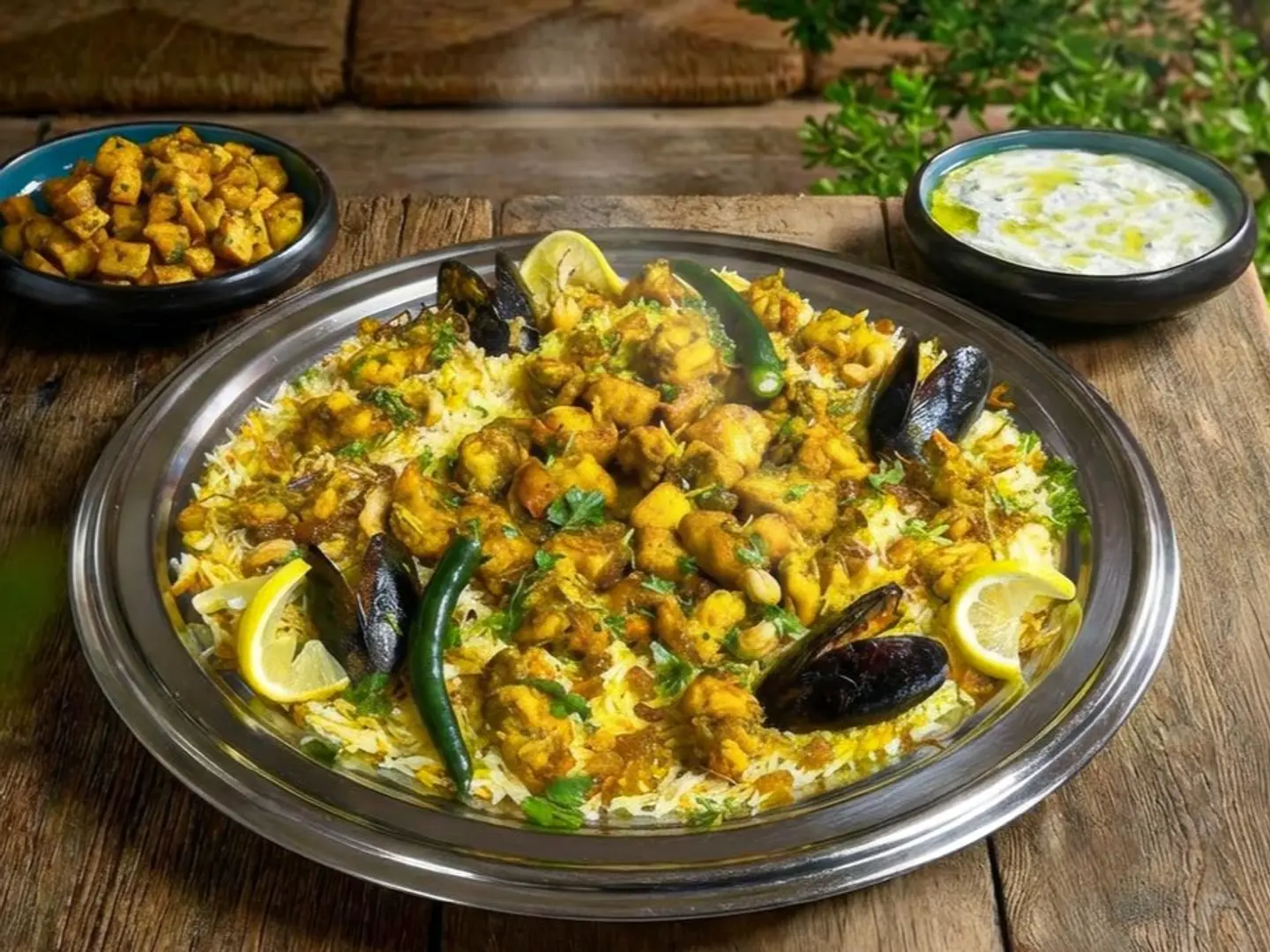 صينية برياني المأكولات البحرية 136