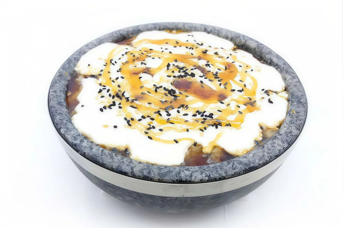 Honey And Ghee Fattah With Cream