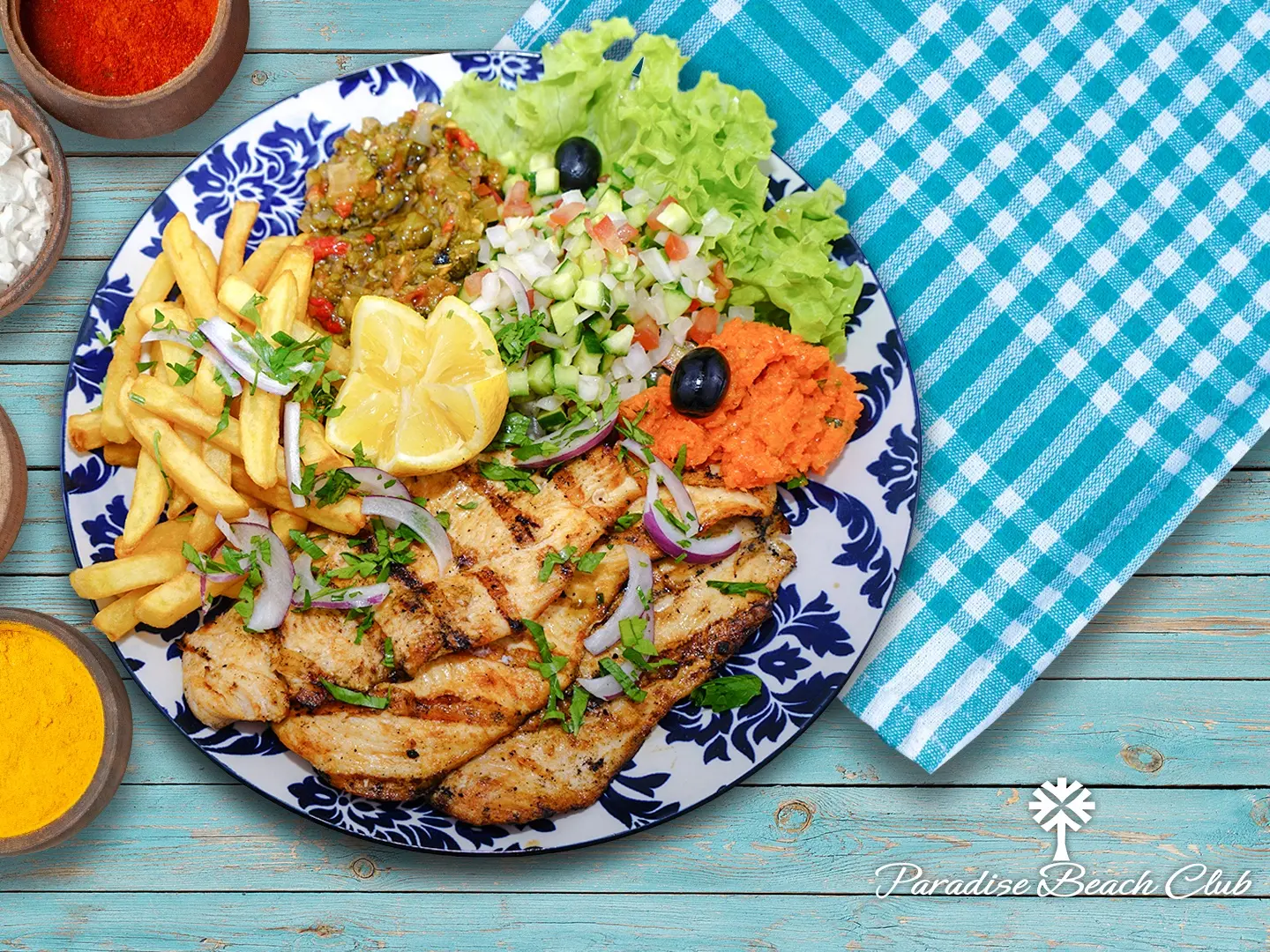 صدر دجاج مشوي