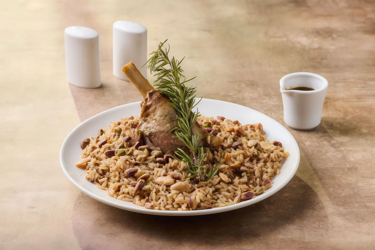 موزة لحم ضأن مع أرز الشرقي
