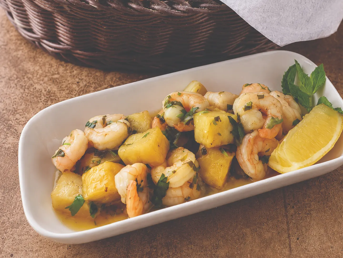 Shrimp Potato Provencal