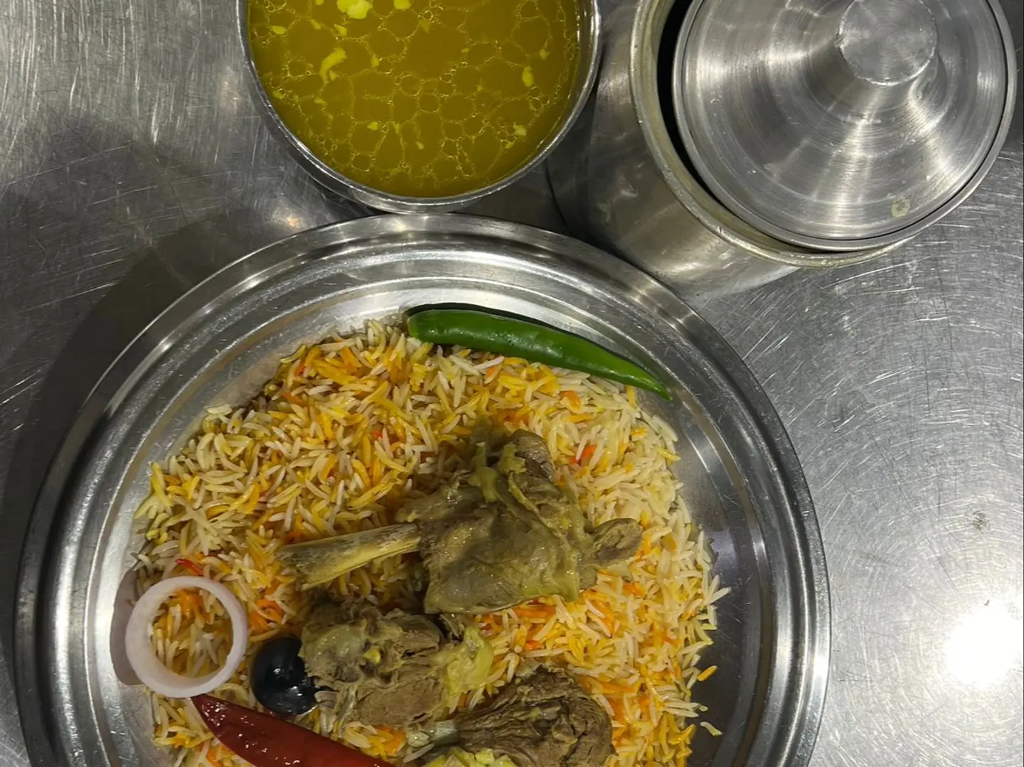 Meat Barm With Mandi Rice