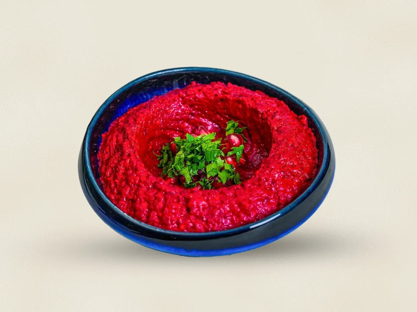 Mtabbal With Beetroot