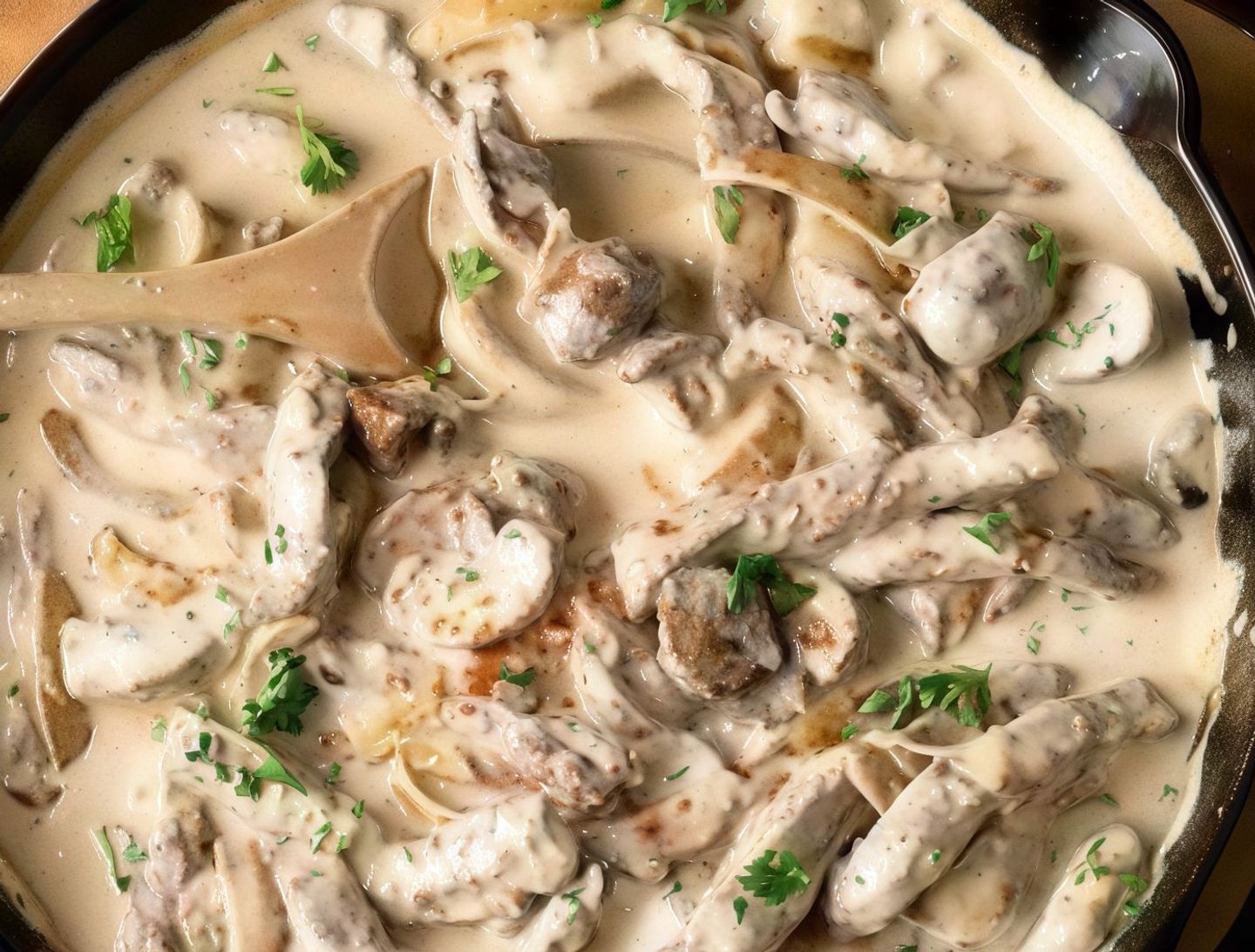 Beef Stroganoff